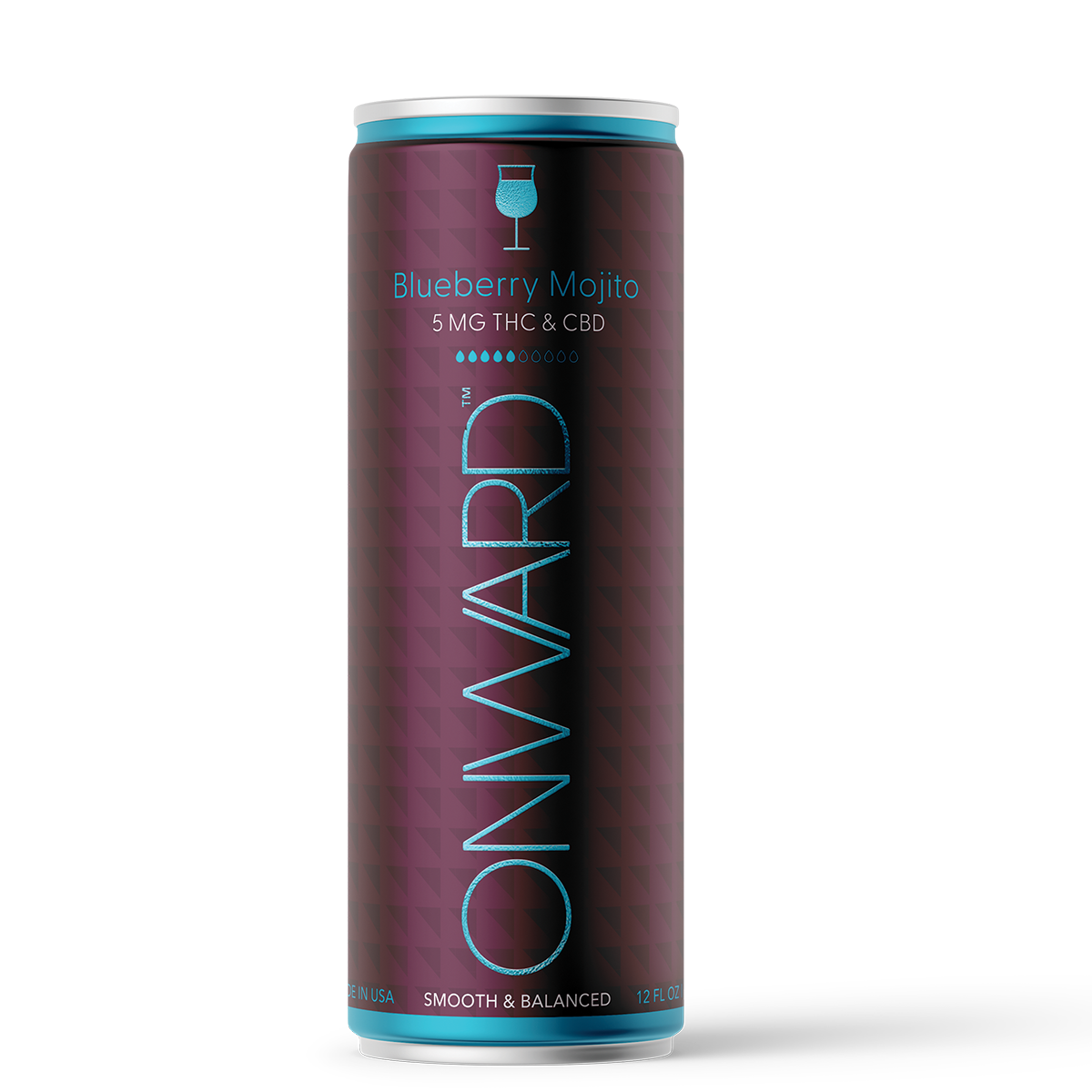Blueberry Mojito | 5MG | THC-Infused Alcohol-Free Cocktail Onward Blueberry Mojito | 5MG | THC-Infused Alcohol-Free Cocktail Onward