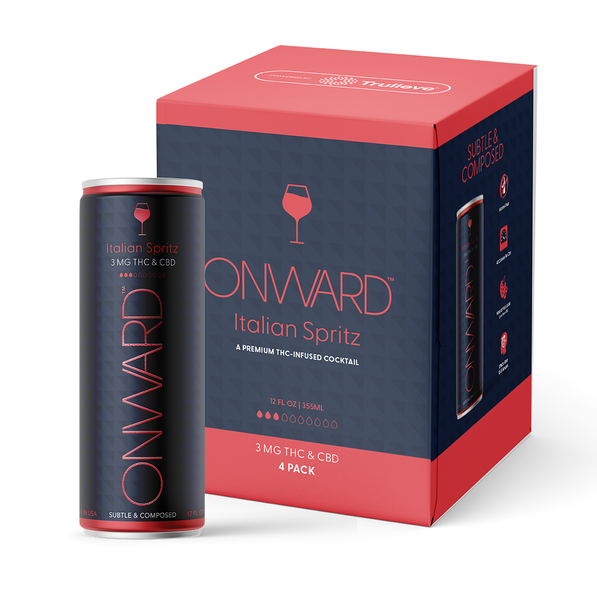 Onward Italian Spritz Premium THC-Infused Cocktail