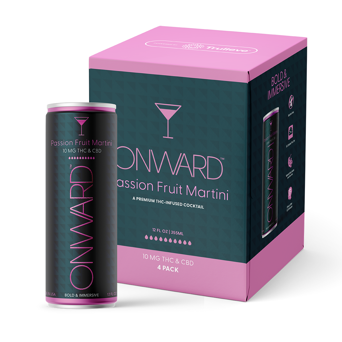 Onward Passion Fruit Martini Premium THC-Infused Cocktail