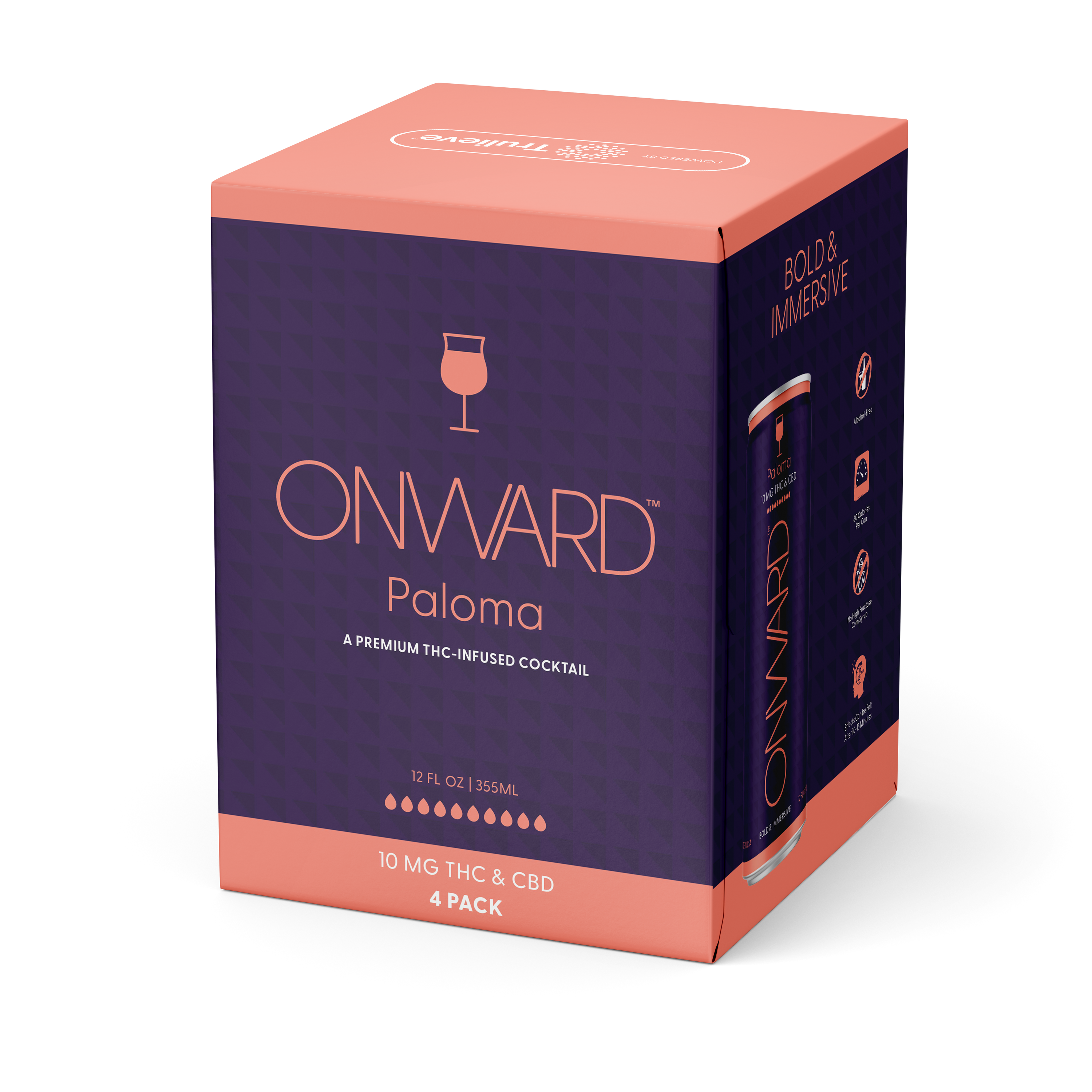 Onward Paloma 10mg THC & CBD Case