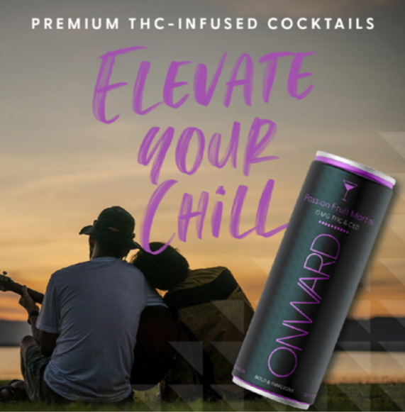 Premium THC-Infused Cocktails Social Media Post